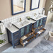 Brescia 96" Double Sink Modern Bathroom Vanity Set - HomeBeyond