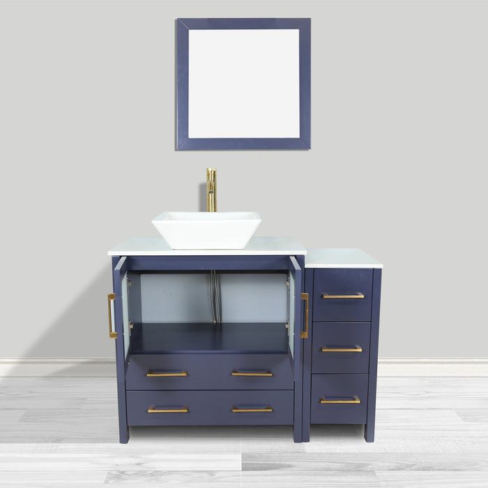 Ravenna 42" Single Sink Bathroom Vanity Combo Set - HomeBeyond