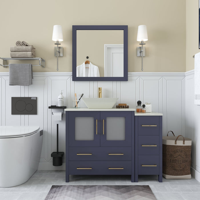 Ravenna 42" Single Sink Bathroom Vanity Combo Set - HomeBeyond