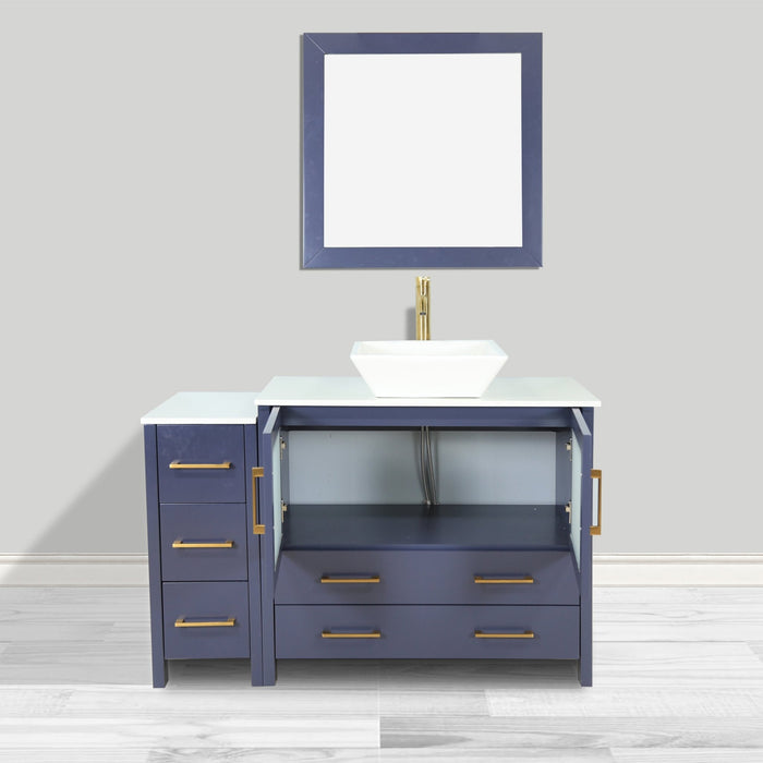 Ravenna 48" Single Sink Bathroom Vanity Combo Set - HomeBeyond