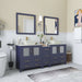 Ravenna 72" Double Sink Bathroom Vanity Combo Set - HomeBeyond