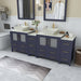 Ravenna 84" Double Sink Bathroom Vanity Combo Set - HomeBeyond