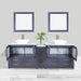 Ravenna 84" Double Sink Bathroom Vanity Combo Set - HomeBeyond