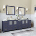 Ravenna 96" Double Sink Bathroom Vanity Combo Set - HomeBeyond