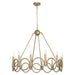 12 Light Wagon Wheel Candle Style Chandelier - HomeBeyond