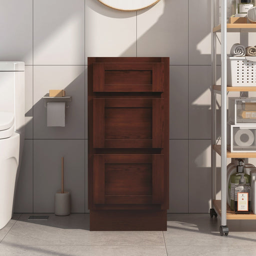 15" Single Bathroom Vanity Base Cabinet - HomeBeyond