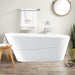 67" x 31" Freestanding Acrylic Bathtub - HomeBeyond