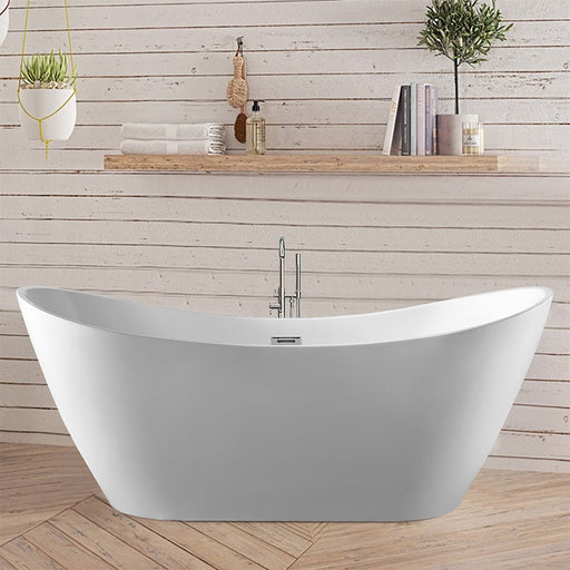 71" X 29" Freestanding Acrylic Bathtub - HomeBeyond