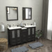 Brescia 60" Double Sink Bathroom Vanity Combo Set - HomeBeyond