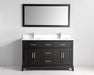 Genoa 60" Double Sink Bathroom Vanity Set - HomeBeyond